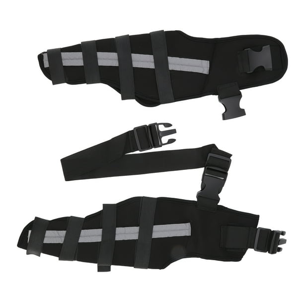 Dog Hind Leg Brace, Reflective Stable Double Back Leg Support Protector