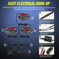 thumbnail image 5 of Nilight 3Pcs 60inch RGB Truck Bed Light Strip Kit 270 Led Neon Accent Lights with RF Remote On Off Switch Splitter Extension Cable for Cargo Pickup Truck Camper RV SUV Boat, 5 of 7