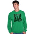 thumbnail image 5 of Best Dad Ever Cool Fathers Day Gift Men's Long Sleeve Tee T Shirt Brisco Brands M, 5 of 6