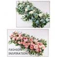 thumbnail image 3 of 50/100cm custom wedding flower wall arrangement supplies silk peony artificial flower row decor Romantic diyiron arch backdrop, 3 of 3