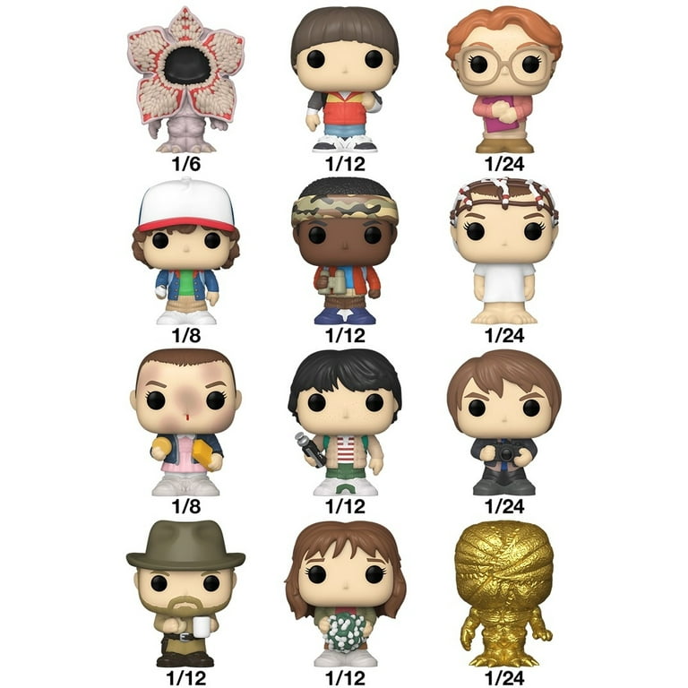 Funko Bitty Pop! Stranger Things SZN1 – Eleven – Mini-Figurine Mystère 2,2 Cm Avec Étagère Empilable – Collection Pour Fans De La Série