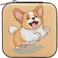 thumbnail image 2 of FREEAMG Cute Corgi Dog Jewelry Box for Teens Girls Women Birthday Christmas Gift, Portable PU Leather Jewelry Storage Box Mini Travel Jewelry Case for Necklace, Earrings, Rings, Bracelet, 2 of 7