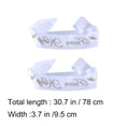 thumbnail image 5 of 2 PCS Prom Queen Sash Prom Royalty Sashes Student White, 5 of 8