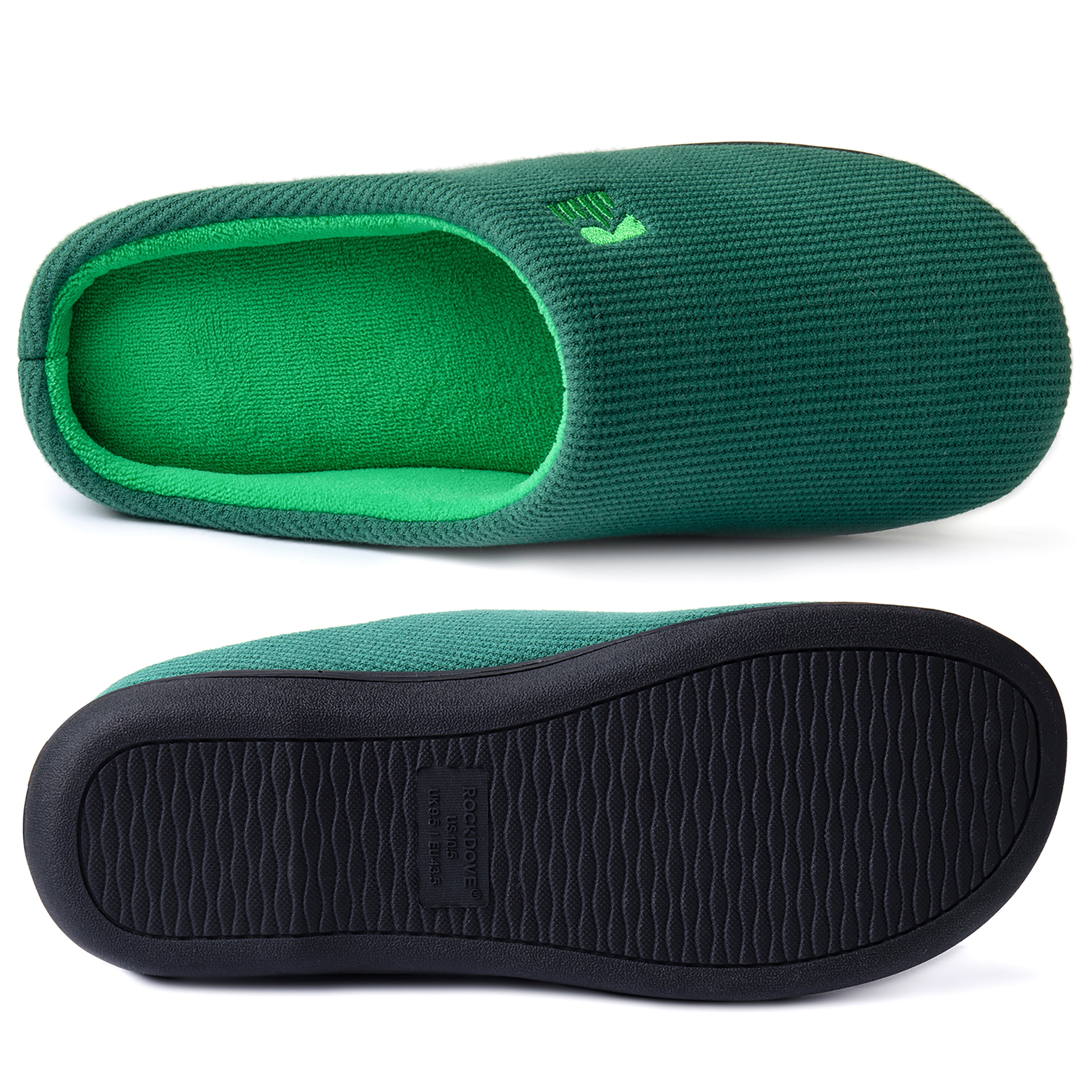 Two-Tone Memory Foam Slipper - Walmart 