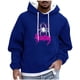 thumbnail image 2 of Sudadera con capucha para hombre, informal, a la moda, con estampado, con cordón, de manga larga, de poliéster, 2 of 5