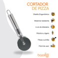 thumbnail image 2 of Bazzeff Cortador de Pizza Hecho de Acero Inoxidable con Rueda de Corte Fino. Rebanador de Pizza. Pizza Cutter Bazzeff Cortador de Pizza, 2 of 7