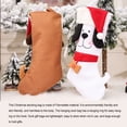 thumbnail image 4 of Inteprter Calcetines navideños para perros, calcetines de estilo , colgador de árbol de Navidad para aperitivos, bolsa de regalo, colgante, Kits de decoración para fiestas Caqui, 4 of 6