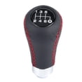 thumbnail image 2 of Eastbuy, Universal Car Vehicle 6 Speed Gear Shift Knob PU Shifter Stick with 3 Hoses Red, 2 of 8
