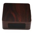 thumbnail image 4 of Altavoz Bluetooth inalámbrico de madera Subwoofer estable portátil Usb escritorio Retro altavoces 60hz-18khz para el hogar al aire libre Mini altavoz Feliz Sencillez, 4 of 5