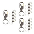thumbnail image 3 of FRCOLOR 15 pcs  Key Chain Holder Keyring Decorative Keychains With Hook Key Chain Rings Accessory Men Belt Key Rings metal keychains, 3 of 8