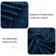 thumbnail image 3 of 12 Piece Family Towels Set for Bathroom, Quick Drying, High Absorbent Ultra Soft Towel Sheet, Includes 4 Bath Towels, 4 Hand Towels, & 4 Washcloths (Navy), 3 of 7