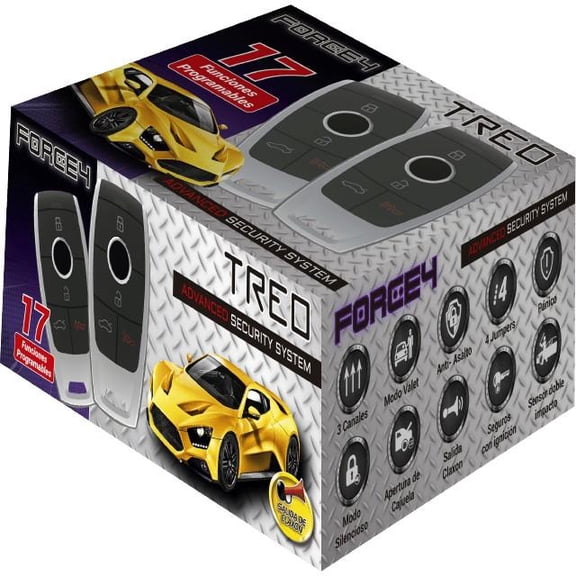 AUTO ALARMA TREO Force4 Universal Agencia CHFORCE4
