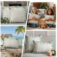 thumbnail image 4 of Outdoor Pillow Covers 26x26 Set of 2, Beige Coastal Waterproof Patio Throw Pillow Covers for Couch Sofa Chair, Summer Nautical Beach Coral Starfish Decorative Pillowcases for Throw Pillows, 4 of 9