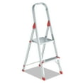 thumbnail image 2 of Louisville #566 Folding Aluminum Euro Platform Ladder, 2-Step, Red, 2 of 3