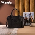 thumbnail image 6 of Montana West Wrangler Aztec Tote Bag for Women Western Shoulder Purse Stylish Top Handle Handbag, Black, 6 of 7