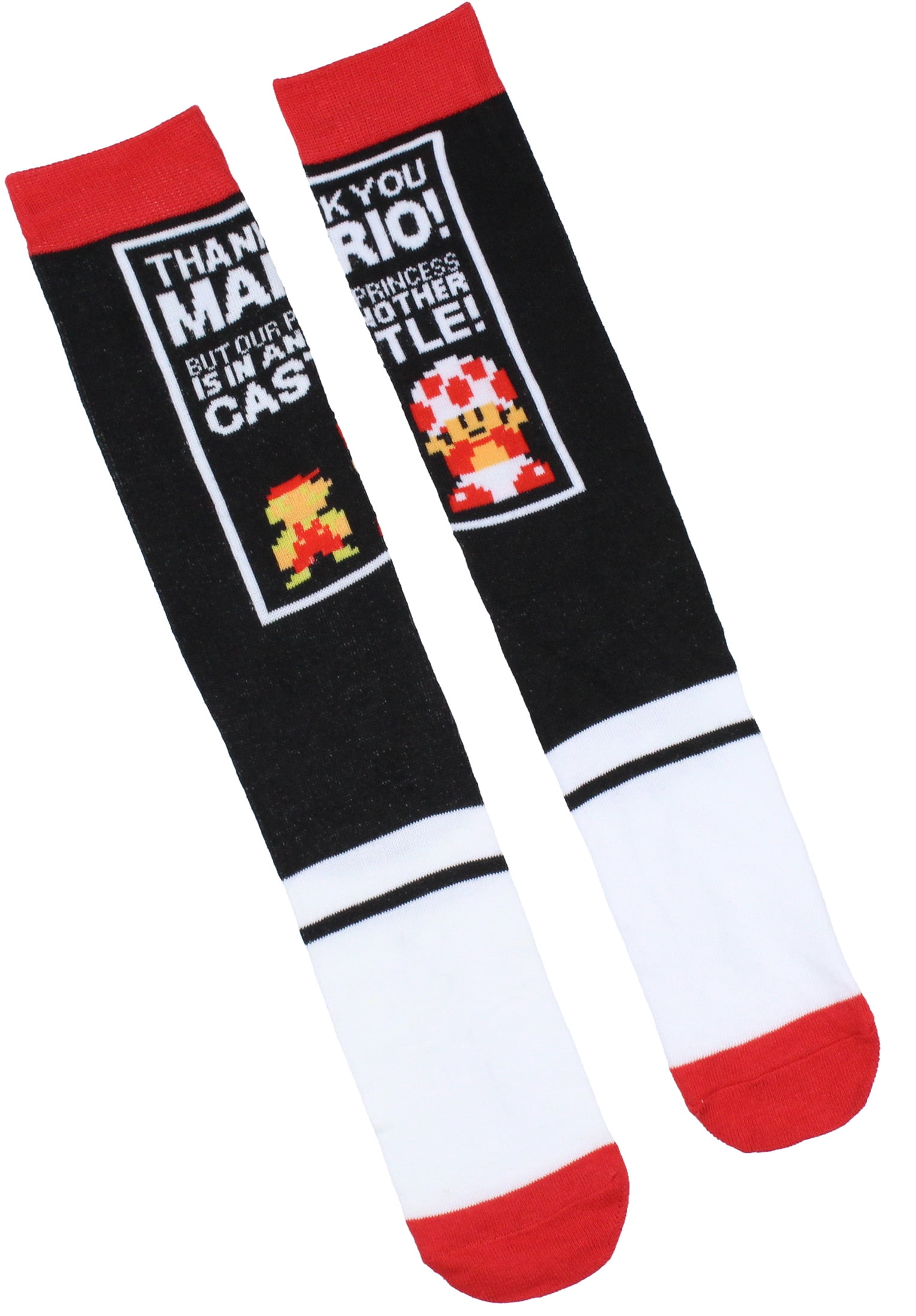 Nintendo Super Mario - NoShow Men's Socks - Size 6 1/2-12 - 3