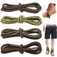 thumbnail image 1 of QualitChoice 4pack/lot Stylish Shoe Laces  for Boots Polyester Made Fit All Shoe Types Scratch-proof Oxford Shoe Laces, 1 of 6