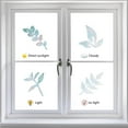 thumbnail image 5 of 16PCS Leaf Window Clings Static Rainbow Glass Stickers Anti-Collision Window Glass Decals Sun Catcher Decorations Non Adhesive Prismatic Vinyl for Prevent Stop Birds, 5 of 8