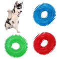 thumbnail image 2 of Funny Pet Dog Cat Thorn Circle Ring Squeak Chew Training Sound Interactive Toy, 2 of 8