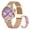 Gold, variant on Smart Watch for Women, Fitness Tracker for Android/iOS, 1.19" AMOLED Screen Smartwatches with Female Cycle, Heart Rate, Sleep Monitor, Activity Tracking (2 Watch Bands) (Gold)
