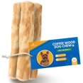thumbnail image 1 of Juguete masticable para perros MINOWILD Coffee Wood, juego de 3 para perros pequeños, 1 of 9