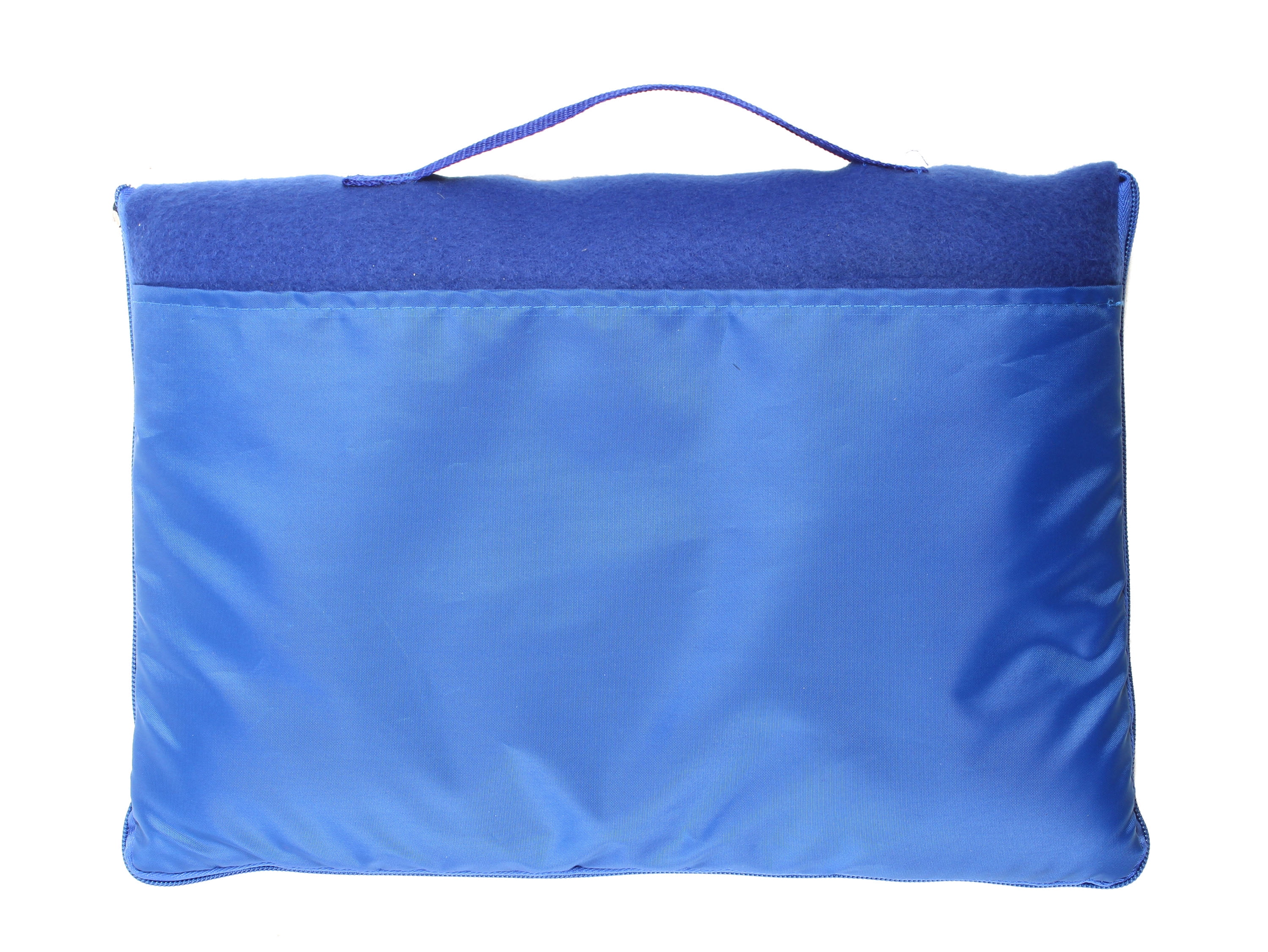 Warm Blanket Throw Transforms into a bag with a pocket and Grab Handle ...