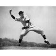 thumbnail image 1 of Posterazzi SAL2558587 Baseball Player Pitching a Ball Poster Print - 18 x 24 in., 1 of 1