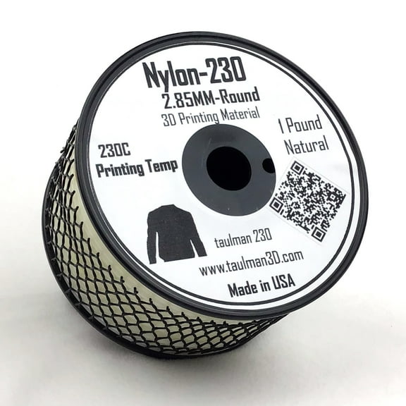 taulman3D Nylon 230 Filament - 2.85mm, 1lb, Natural