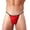 Red, variant on Men's Gregg Homme 100614 Voyeur Hyperstretch Microfiber Low Rise G-String (Black S)