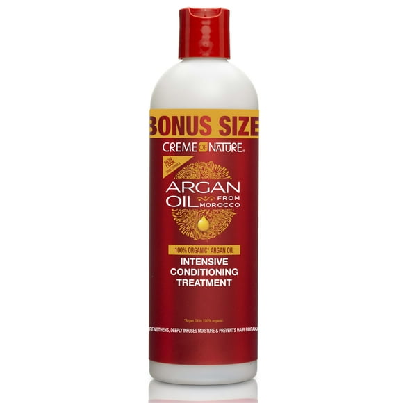 Creme of Nature Argan Oil for Hair Intensive Conditioning Treatment Argan Oil of Morocco Moisturizing Hair Care 15.2 Fl Oz