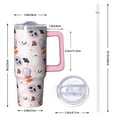 thumbnail image 2 of Halloween Tumbler, Pumpkin Full Moon Cup 30oz with Handle and Straw, Spooky Gift Insulated Coffee Mug, 2 of 5