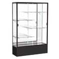 thumbnail image 5 of Waddell 374WB-SN-MN Spirit 48 x 72 x 16 in. Maroon Base Floor Display Case with 4 ft. Length, White Back - Satin, 5 of 7