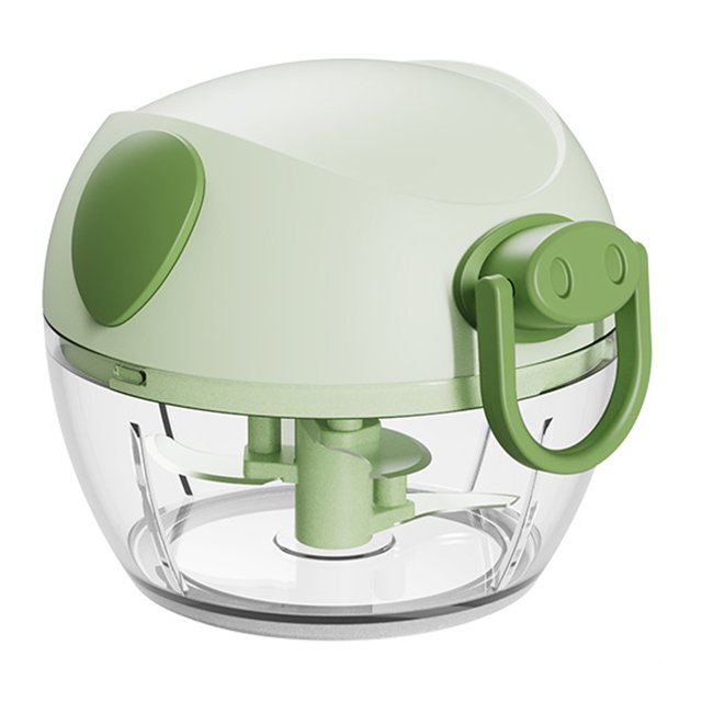 Mini picadora manual de ajo, procesador de alimentos portátil de mano para ajo, jengibre y chile, aparato de cocina eficiente para la preparación de alimentos.