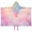 Pastel Rainbow Clouds-1, variant on Pastel Rainbow Clouds Hooded Bath Towel,50"x30" for Ages 3 To 12 Kids, Quick Dry Lightweight Soft Microfiber Hood Beach Towel Cover Up for Kids