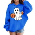 thumbnail image 2 of Bnwani Hoodie Sweatshirt Boys Long Sleeve Fleece Casual Oversized Cute Solid Pocket Blue Size 11 Years, 2 of 9