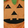thumbnail image 4 of Qiylii Toddler Baby 2Pcs Halloween Outfits, Pumpkin Tops + Striped Pants, 4 of 9