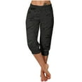 thumbnail image 1 of Pantalons Décontractés pour Femmes, Leggings Imprimés Décontractés, Pantalons Courts, 1 of 5