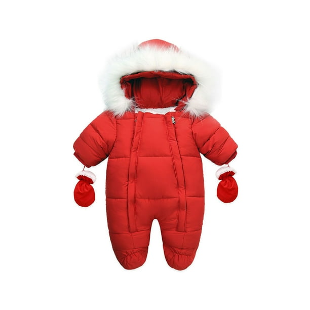 Lazybaby Infant Baby Girls Boys Warm Snowsuit Jumpsuit Down Coat Romper