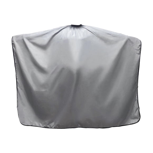 Delantal de Corte de Pelo Sunnimix Capa de Peluquero Profesional Gris 160 cm x 145 cm