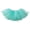 Aqua, variant on Baby Tutu Ruffle Edge 5-Layer (Newborn - 3mo.) Black