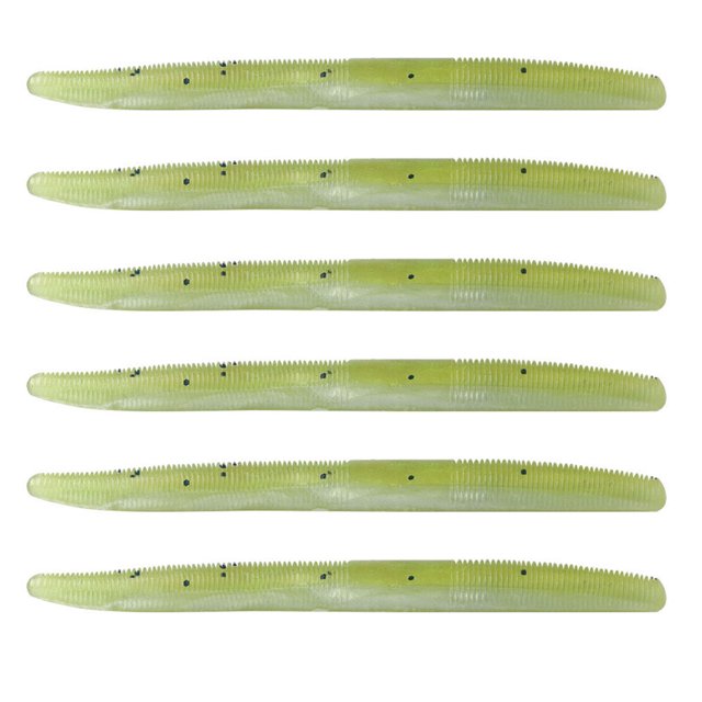 CSChome Appâts Artificiels Appâts de Pêche - Leurres de vers Artificiels Flexibles Réutilisables à Coulée Lente