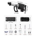 thumbnail image 5 of Dranite Heavy-Duty Electric Demolition Jackhammer, 2800W, 1200 BPM Concrete Breaker Kit with 3 Chisels, Clay Spade, Case & Gloves for Concrete, Brick, Wall, 5 of 6
