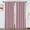 Pink, variant on TURKIO 2 Panels 100% Blackout Linen Curtains for Living Room,Sun-Reflective Thermal Insulated Rod Pocket Curtains,52x84 inch