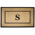 thumbnail image 1 of Nedia Home 18103S 30 x 48 in. Coir &amp; Rubber Frame Mat  Monogrammed S, 1 of 4
