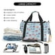 thumbnail image 5 of Fotbe Brain Training Bolsa de Viaje con Estampado, Bolsa de Fin de Semana para Mujer con Compartimento para Zapatos, Bolsa de Gimnasio con Bolsillo Húmedo, 5 of 7