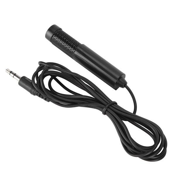 Micrófono De Teléfono, Micrófono De Solapa Mini Micrófono Portátil Compacto A Prueba De Polvo Para Grabación De Voz Para La Escuela Para Grabación De Voz Para Computadora LYUMO Negro