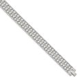 thumbnail image 1 of Stainless Steel Polished Fancy Link Bracelet 7.5 Inch "Bracelets, 1 of 2