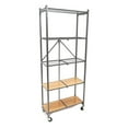 thumbnail image 4 of Origami RPR Series 5 Shelf Slim Steel Pantry Rack Holds up to 100 Pounds, 4 of 8
