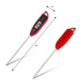 thumbnail image 6 of Unique Bargains Digital Meat Thermometer Instant Read Cooking Thermometer Red/Black, 6 of 6