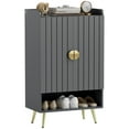 thumbnail image 1 of HOMCOM Armoire à Chaussures Étroite pour Entrée Armoire de Rangement pour Chaussures avec Rangement, 1 of 10